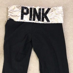 Pink yoga pants!